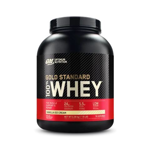 GOLD STANDARD 100% WHEY PROTEIN *Vanilla Ice Cream / 10% Discount 2.27 kg (71 Servings)