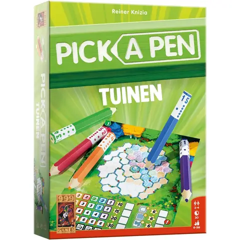 999 GAMES Kies een Pen Tuinen Roll & Write Spel - 2-4 Spelers, 30 Minuten