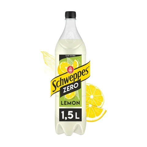 SCHWEPPES boisson gazeuse saveur citron bouteille 1.5L