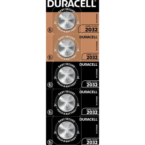 Lithium-Knopfzelle Duracell CR2032 3V Blisterpackung*5
