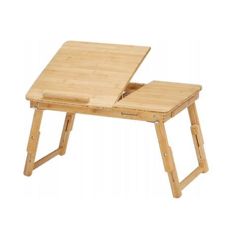 SONGMICS Bambus-Laptoptisch 63,5 x 35 x 33,5 cm