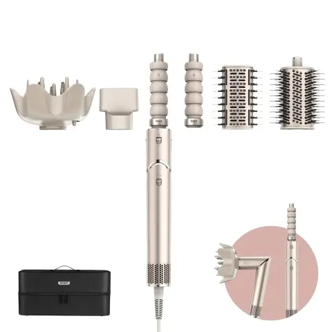 Shark FlexStyle Multi-Styler und Haartrockner, leistungsstarkes schnelles Trocknen, Styling für alle Haartypen, keine Hitzeschäden, leicht, kompakt
