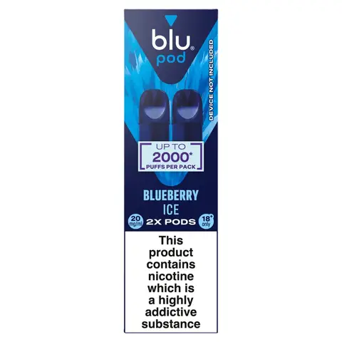 Blu Bar Pod Blueberry Ice 20Mg