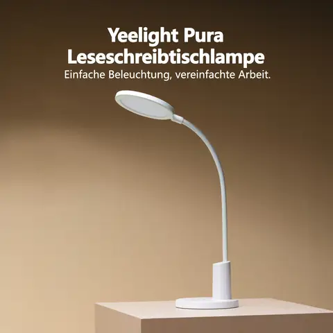 Yeelight Leselampe für den Schreibtisch RG0, blaulichtsicher, stufenloses Dimmen, 3‑CCT‑Temperatur, Touch‑Bedienung, USB‑C‑Anschluss, ABS+PC, YLYTD-0034, Neu-Jahr-Sonderangebot, Top-Geschenk-Auswahl