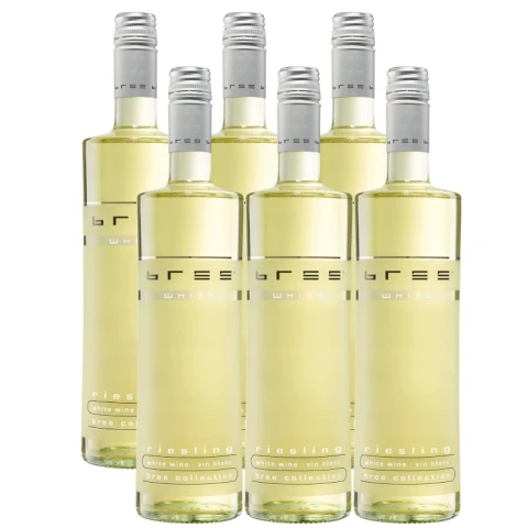 BREE Riesling Weißwein feinherb, 6x0,75L