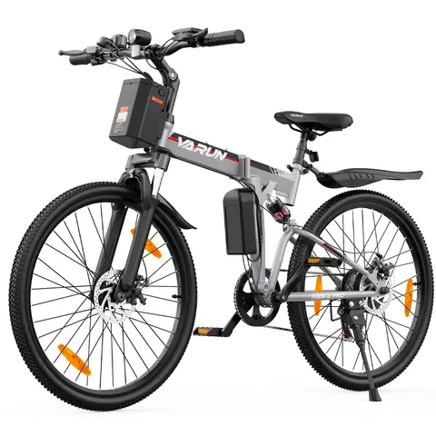 VARUN M26-3 PRO 250W motor city ebike Adult Electric Bicycle 48V7.8AH battery E-bike 26 Tire E-Mountain bike M26-3 PRO（Silver