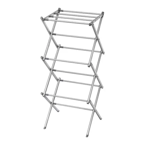 BLACK+DECKER Grey Extendable Compact Clothes Airer