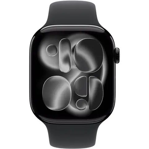 APPLE Watch Series 11 GPS + Cellular 46mm Space Grey Aluminium Case with Black Sport Band - M/L