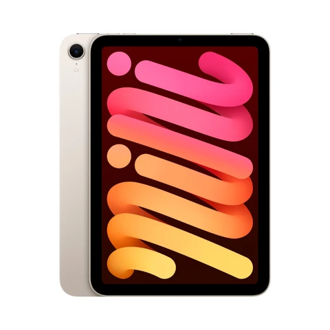 Apple iPad Mini (A17 Pro): 8,3 Zoll Liquid Retina Display, 256 GB, WiFi 6E, 12 MP Front-/12 MP Rückkamera, Touch ID, ganztägige Akkulaufzeit - Polar Star