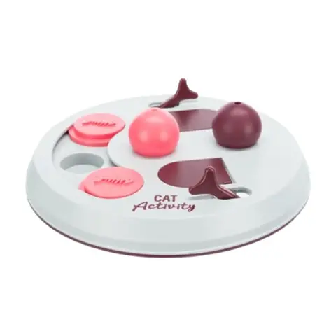 TRIXIE Flip Board Activity Spielzeug für Katzen Ø 23 cm