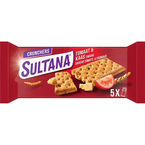 Crunchers Kaas & Tomaat 3 stuks x 5