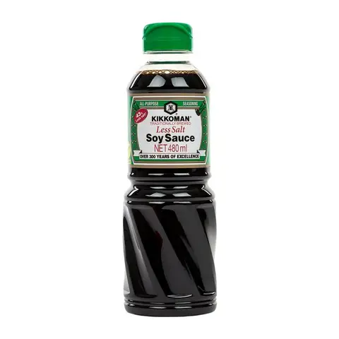 Sauce Soja à Teneur Réduite en Sodium KIKKOMAN Bouteille PET 480ml