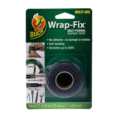 Duck Tape Wrap-Fix Self-Fusing Repair Tape 25mm x 3m