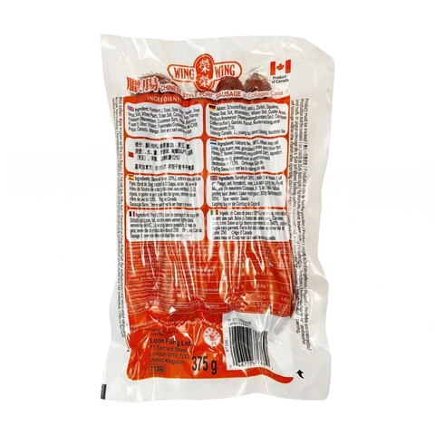 Wing Wing Chinese Style Pork Sausage 375g