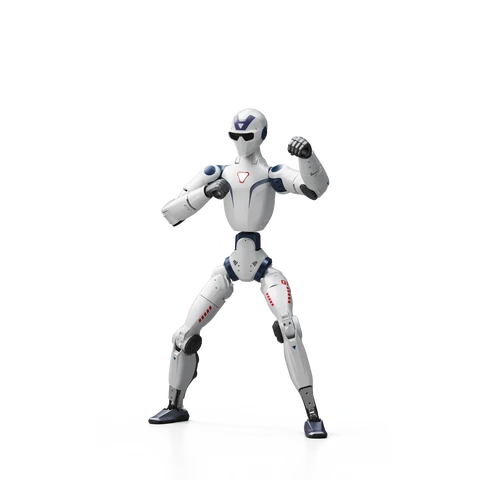 Unitree R1 Air Humanoid Robot Embodied Intelligence, Monocular Camera, 20 Degree of Freedom, Smart Interactive Communication with AI Voice Model, Blue and White