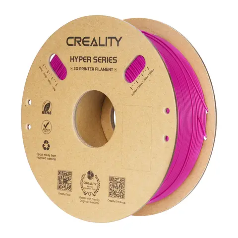 Creality Hyper PLA Lila 1 kg Hochgeschwindigkeit 30–600 mm/s, Formgenauigkeit ±0,02 mm, Kompatibel mit den meisten FDM-3D-Druckern, 1 kg (2,2 lbs) Spule