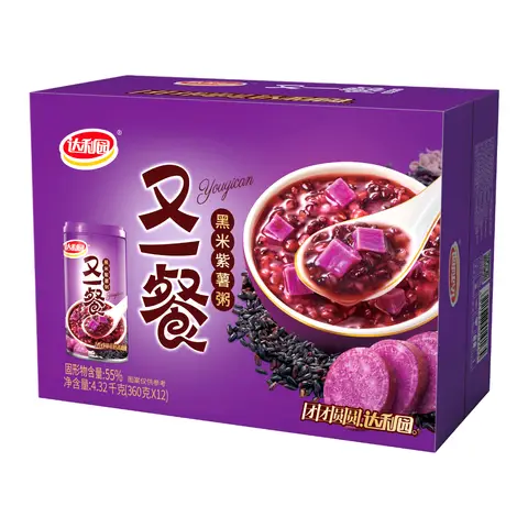 Daliyuan Black Rice and Purple Sweet Potato Porridge 360g/Can