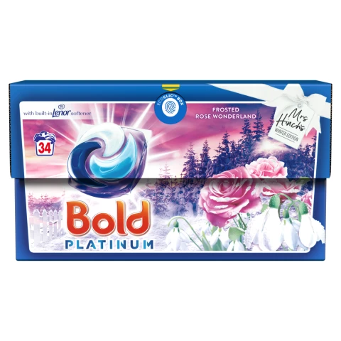 Bold Platinum PODS Washing Capsules 34 Washes Frosted Rose Wonderland