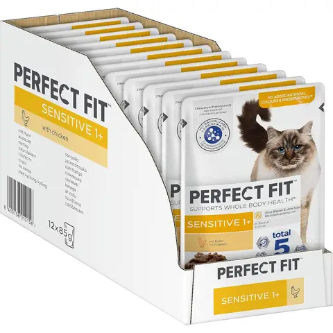 Perfect Fit senior 1+ nassfutter für katzen in sauce 12 x 85 g