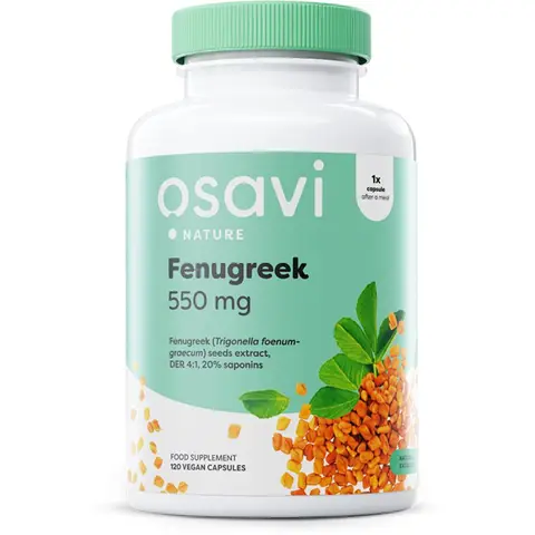 Osavi Fenugreek, 550mg - 120 Vegan Capsules