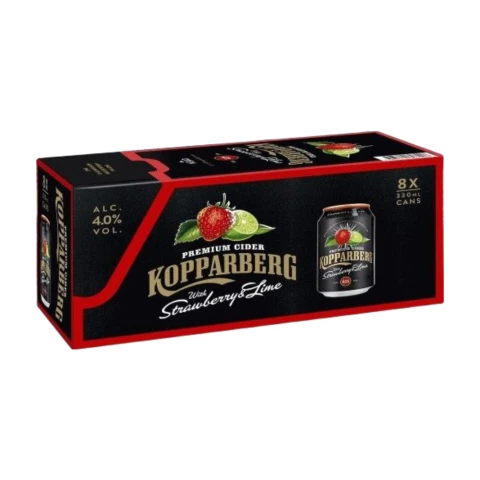 Kopparberg Strawberry & Lime 8 x 330ml