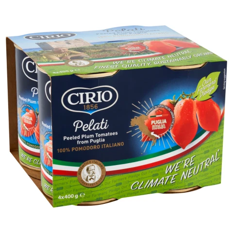 Cirio Peeled Plum Tomatoes 4X400g