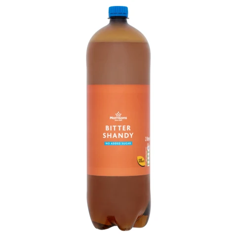 Morrisons No Added Sugar Bitter Shandy 2 litre