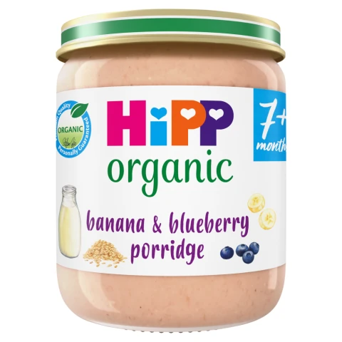 HiPP Organic Banana and Blueberry Porridge 7+ Months 160G