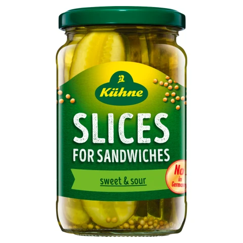Kuhne - Gherkin Sandwich Slices - 330ml
