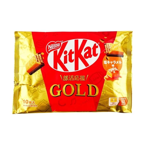 Nestle Kitkat Gold Salzige Karamell-Geschmack 10 Stück 116g