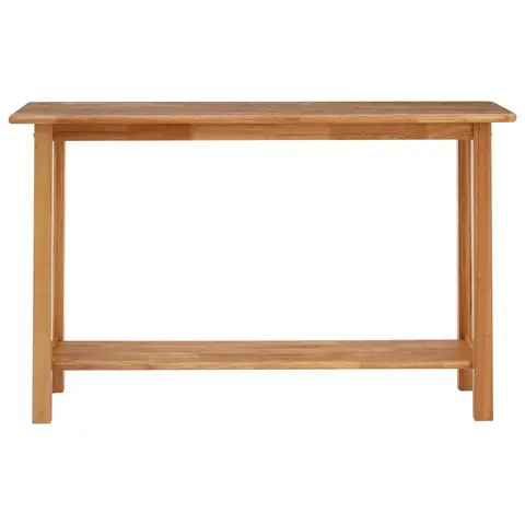 Maison by Premier Console Table Selby Rectangle Rubberwood Natural