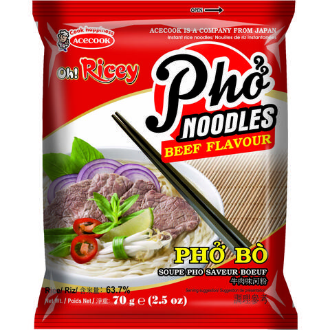 Oh! Ricey Instant Pho Beef Flavor 70g