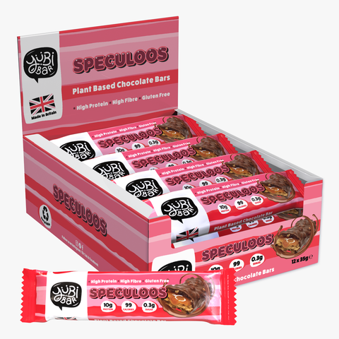 YuBi Bar Protein Nutrition Bar Protein Bars Speculoos - 12 x 35g