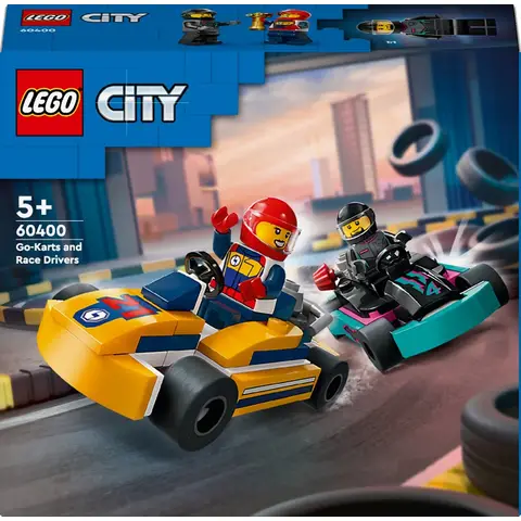 LEGO City karts en racers bouwset - 60400, 99 stuks
