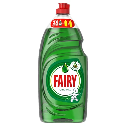 Fairy Original Washing Up Liquid Green with LiftAction 1015ml