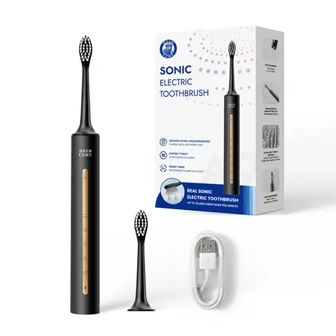 BAIR CARE A9 Sonic Electric Toothbrush with 180-Day Long Battery Life, Rechargeable, 5 Cleaning Modes & 3 Intensities, Smart Timer, IPX7 Waterproof, Professional Oral Care for Adults