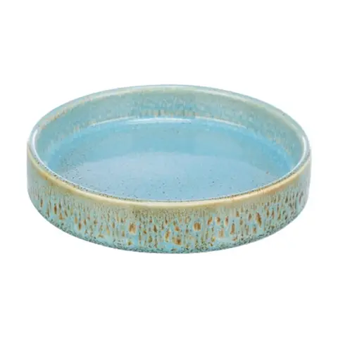 TRIXIE Keramiknapf für Katzen in blau 250 ml Ø 15 cm