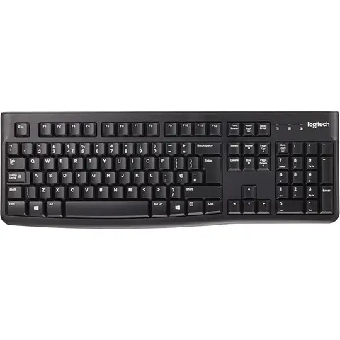 LOGITECH K120 Wired Keyboard- Black