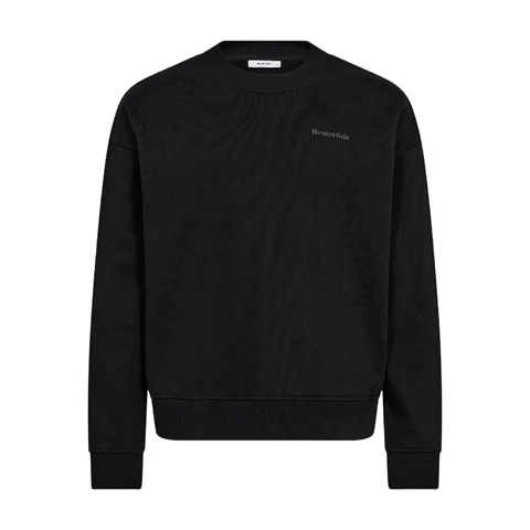 Resteröds Sweat à col rond Drake - Noir - XS