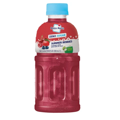 Mogu Mogu Nata De Coco Drink Summer Berries Zero Sugar  320ml