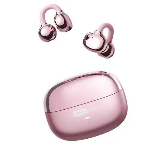 Lenovo Services LE302 Rosa kabellose Ohrhörer mit Ohrbügeln Hochwertiger Klang, bequemer Sitz