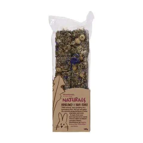 Rosewood Naturals Cornflower & Daisy Sticks Small Animal Treat, 140g