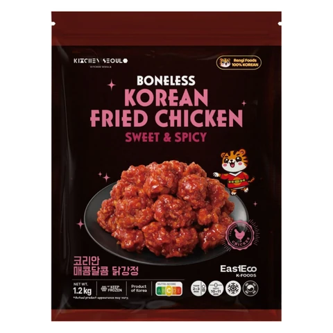 Easteco Rengi Korean Fried Chicken KFC Glazed - Spicy & Sweet 1.2kg