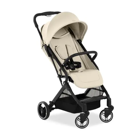 Hauck Travel Stroller & Pushchair Travel N Care Plus with Recline Function, only 7.2 kg (supports up to 22 kg) - Vanilla