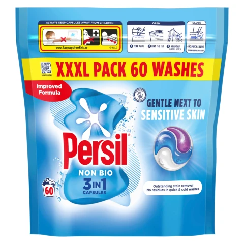 Persil  3 in 1 Washing Capsules Non Bio 60 washes 