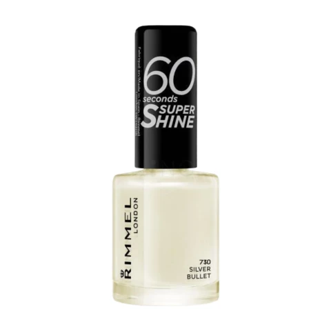 Rimmel London 60 Seconds Super Shine 730 Silver Bullet 8ml