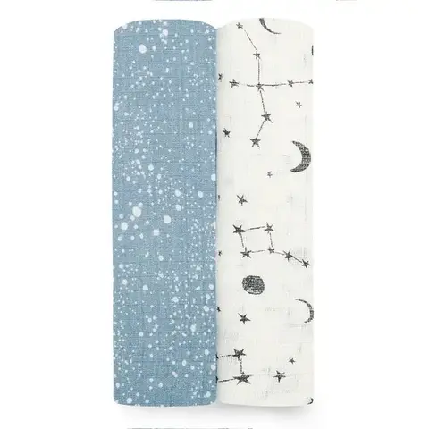 aden + anais™ Essentials Silky Soft Muslin Swaddle 2 Pack Cosmic Galaxy