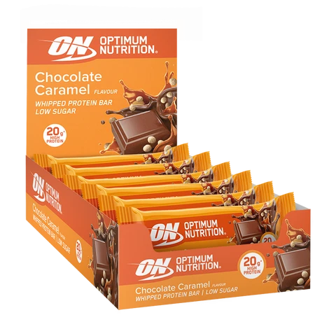 Optimum Nutrition Chocolate Caramel Whipped Protein Bar 10 x 60 g