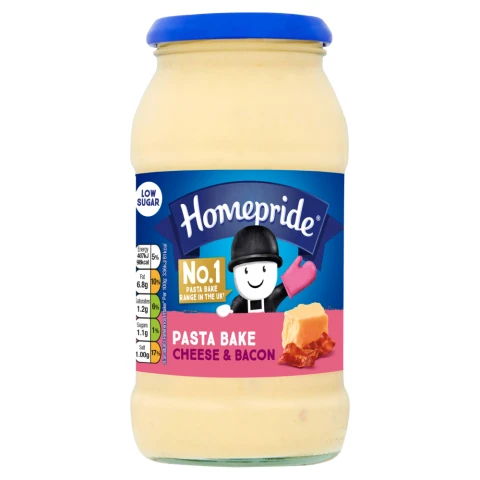 Homepride Pasta Bake Cheese & Bacon 485G