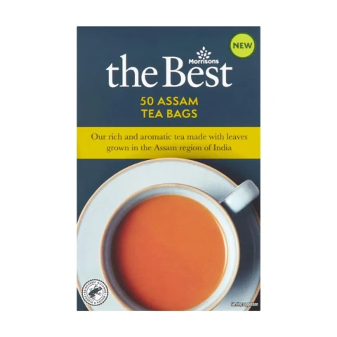 Morrisons The Best Assam 50 Tea Bags 125G